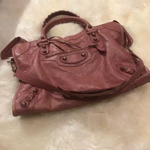 Balenciaga classic city bag, Rose Bon Bon
